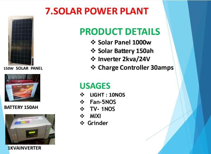 SOLAR POWER PLANT  SYSTEMS